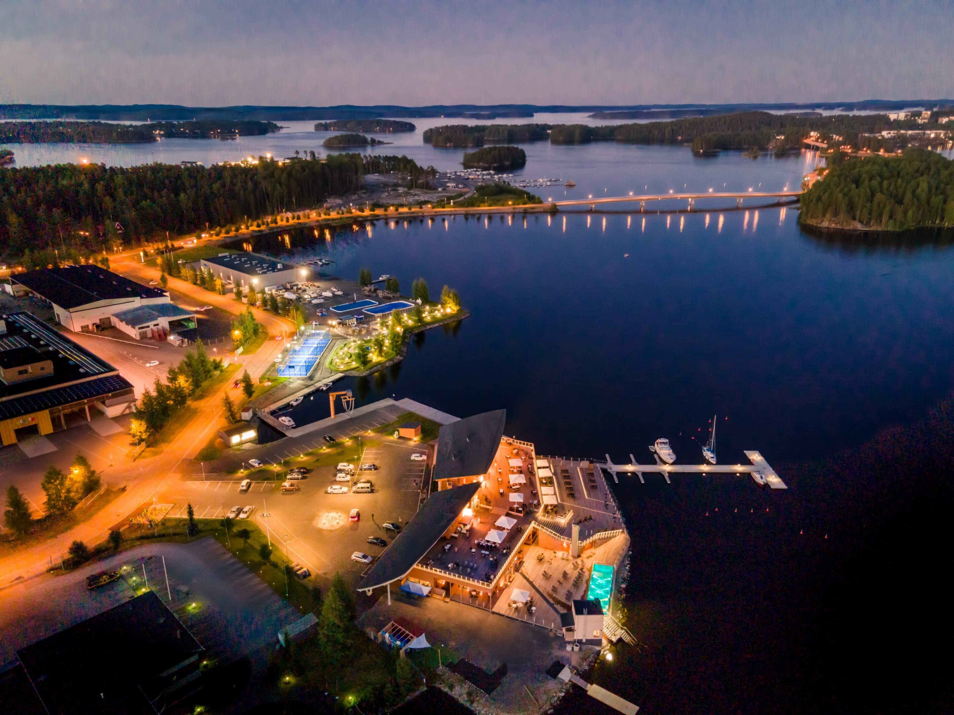 Bellanranta iltakuva