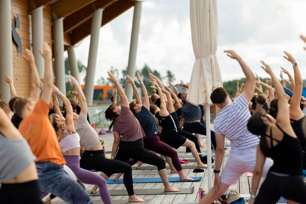 Kuopio Yogafest joogaajat Matkailukeskus Saanassa